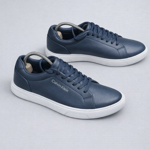 Calvin Klein Minimal Leather Sneakers – Premium Low-Top Casual Shoes for Everyday Comfort & Street Style