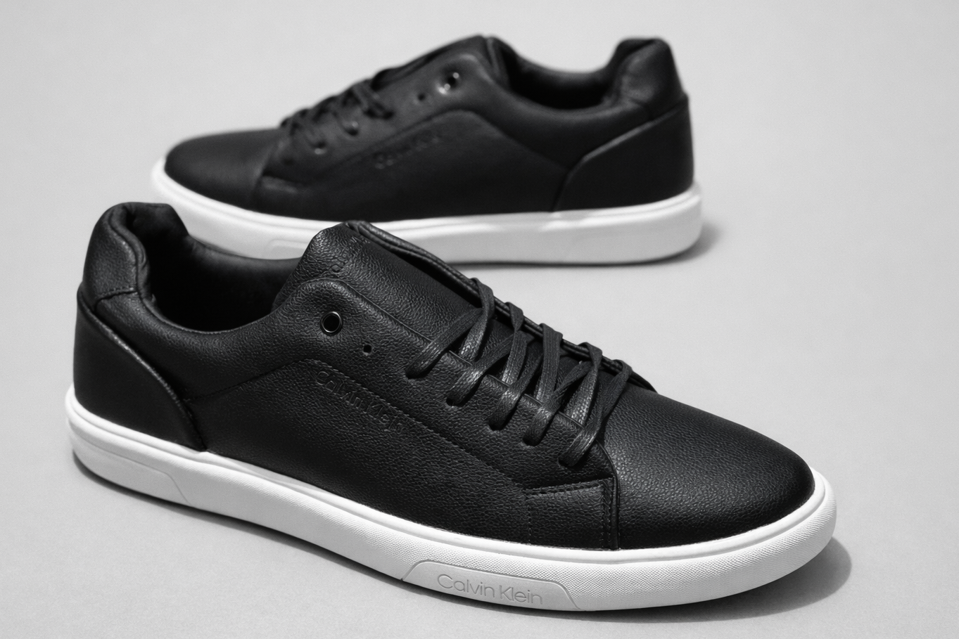 Calvin Klein Minimal Leather Sneakers – Premium Low-Top Casual Shoes for Everyday Comfort & Street Style