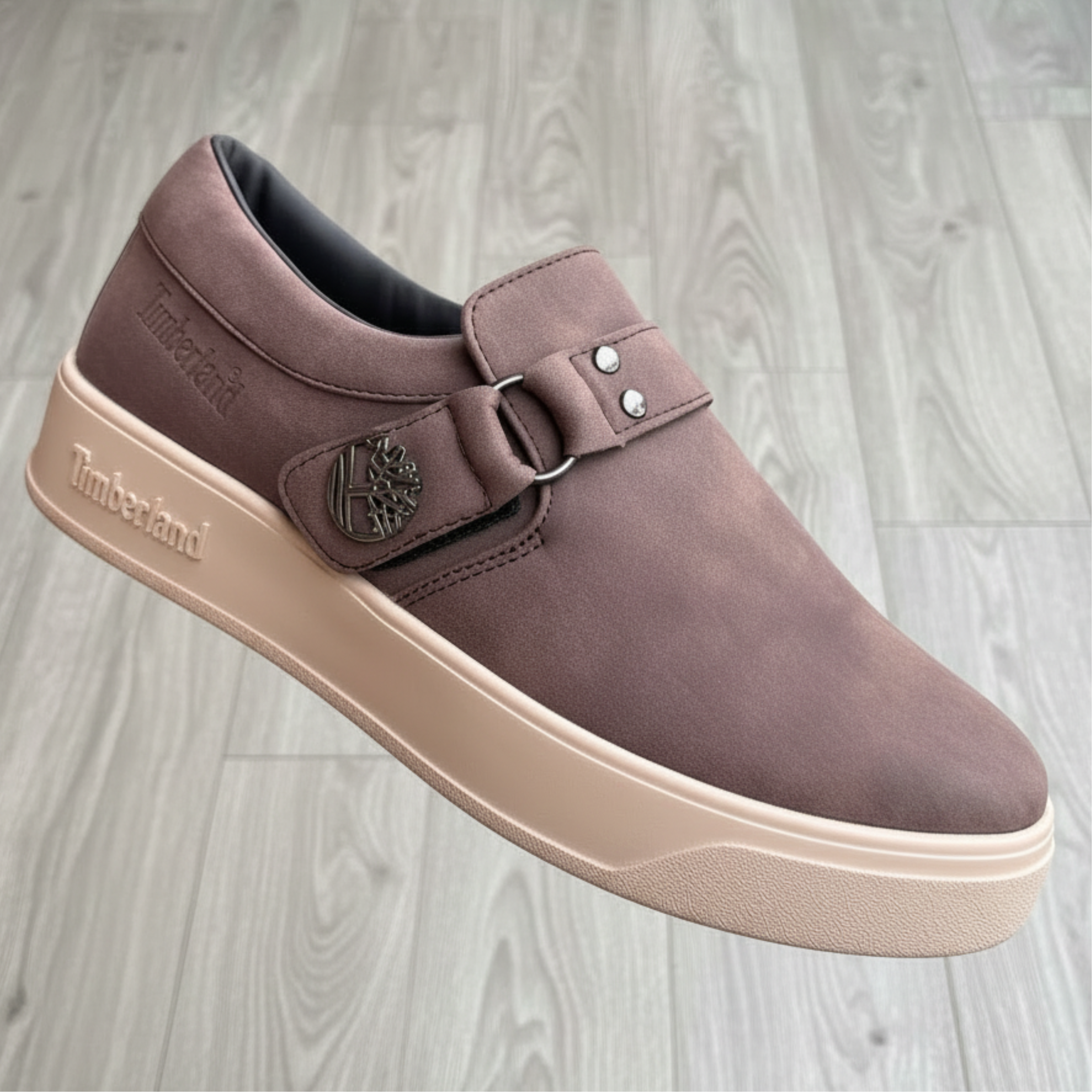 Men's Buckle Strap Comfort Slip-On Casual Shoes_KK