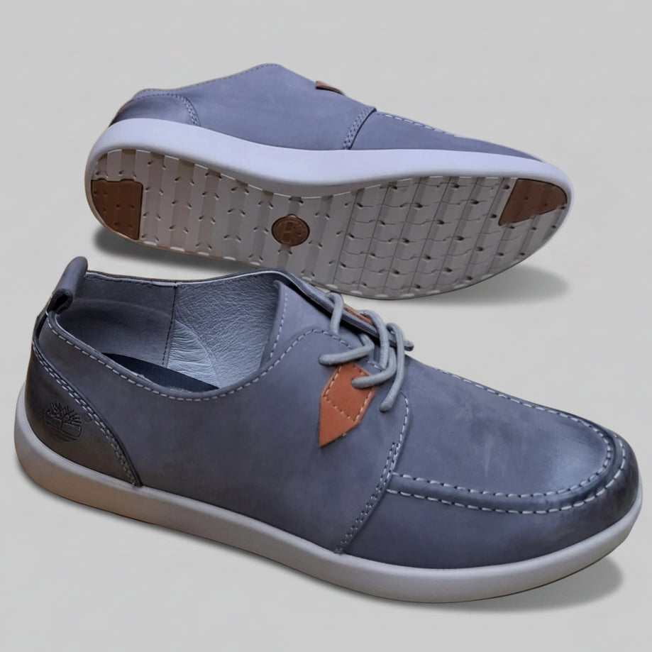 Men's Casual Moc-Toe Lace-Up Shoes | Textured Smart-Casual Everyday Footwear_OC