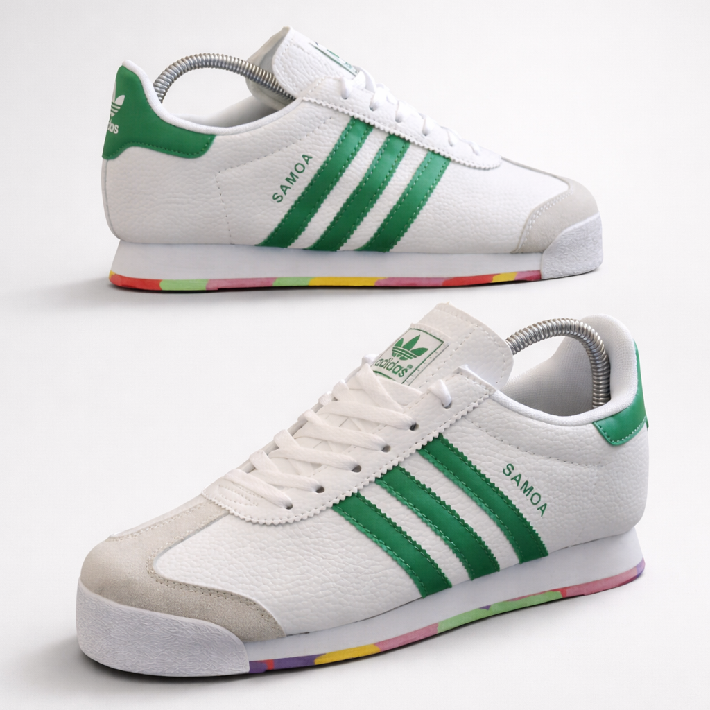 Adidas Samoa Classic Leather Sneakers – Premium Retro Comfort Trainers for Men & Women