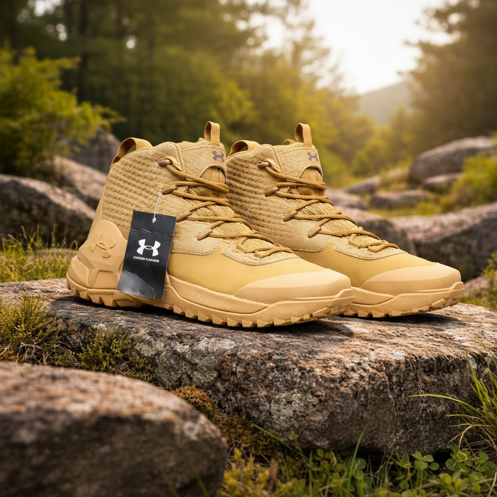 Men’s Tactical Outdoor Hiking Boots – Lightweight Breathable Trail Shoes