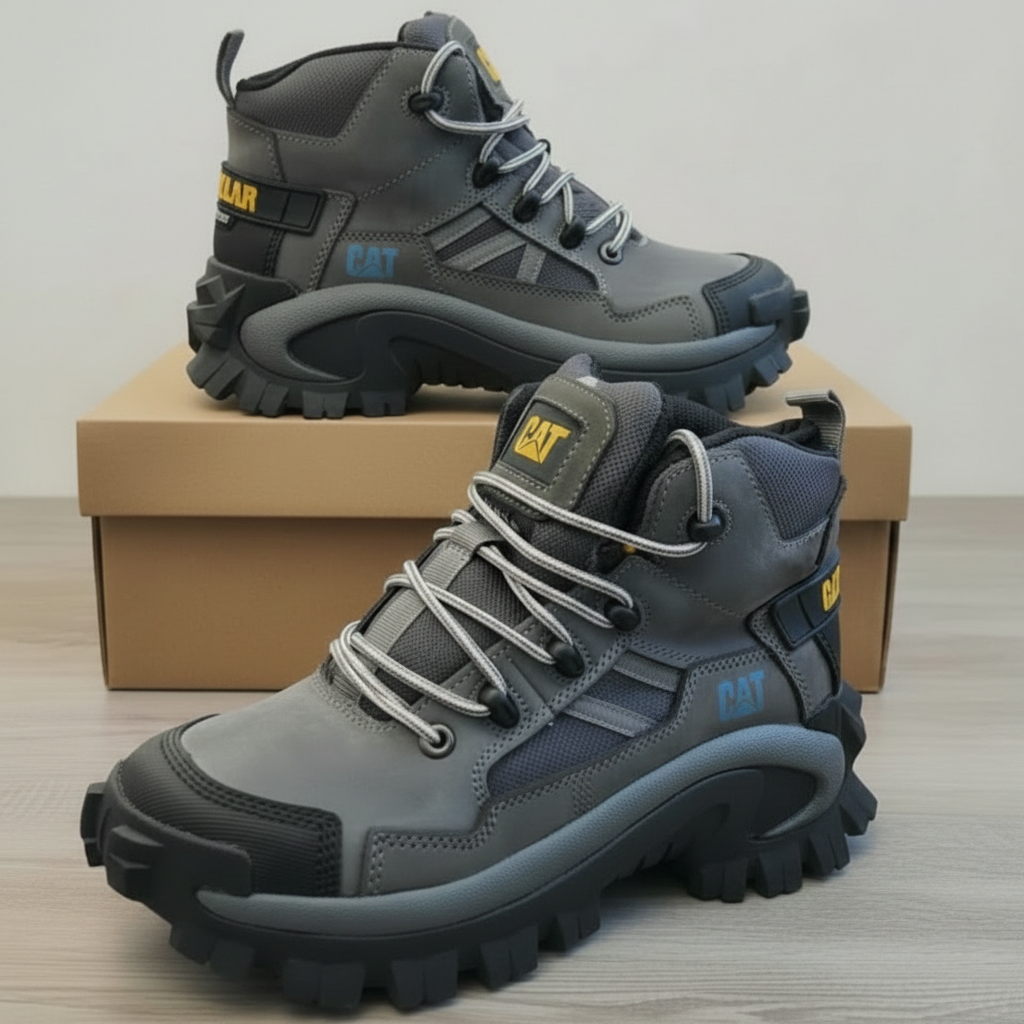 Men's Premium Rugged Outdoor Mid-Cut Hiking & Trekking Boots with High-Traction Sole_CLF