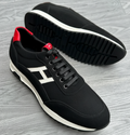 Contemporary Urban Contrast Panel Lifestyle Walking Sneakers with Breathable Mesh Upper_SNT