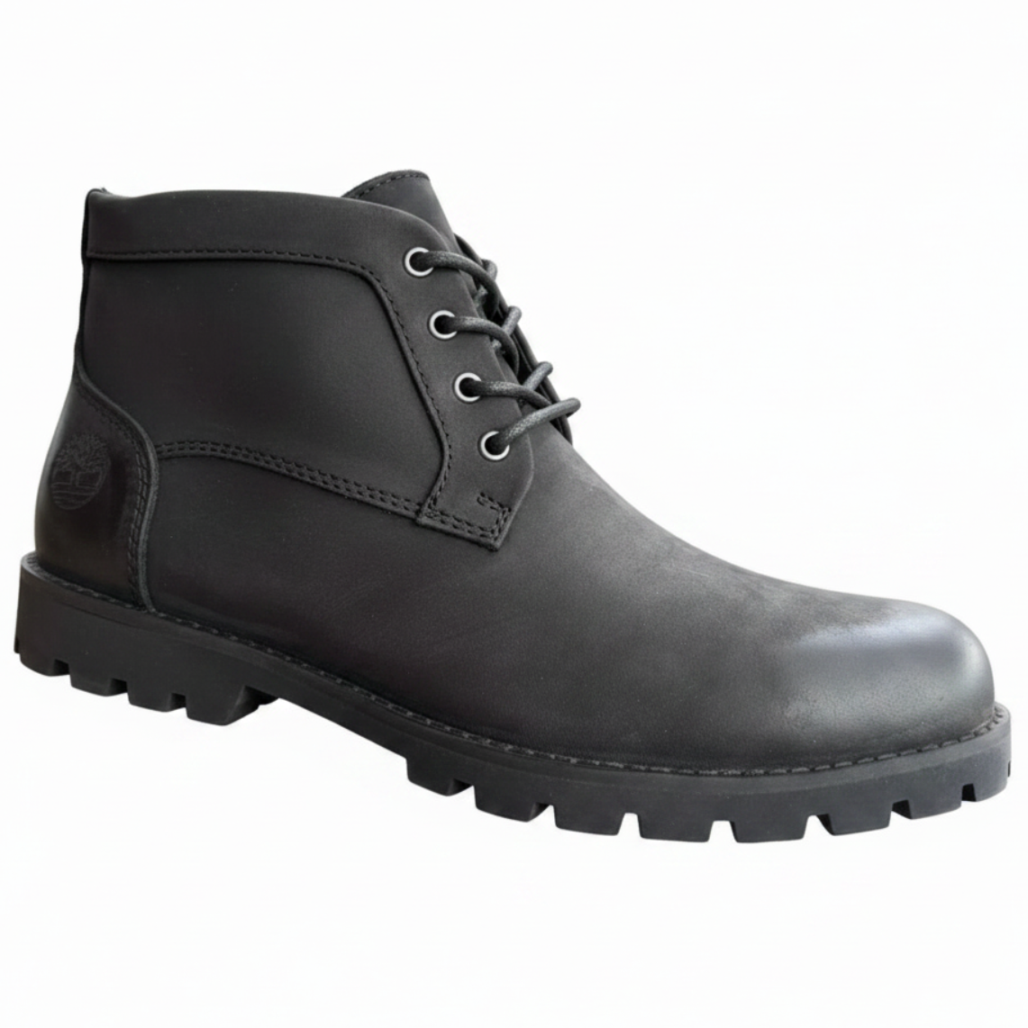 Men's Rugged Outdoor Heritage Lace-Up Utility Ankle Boots_KK