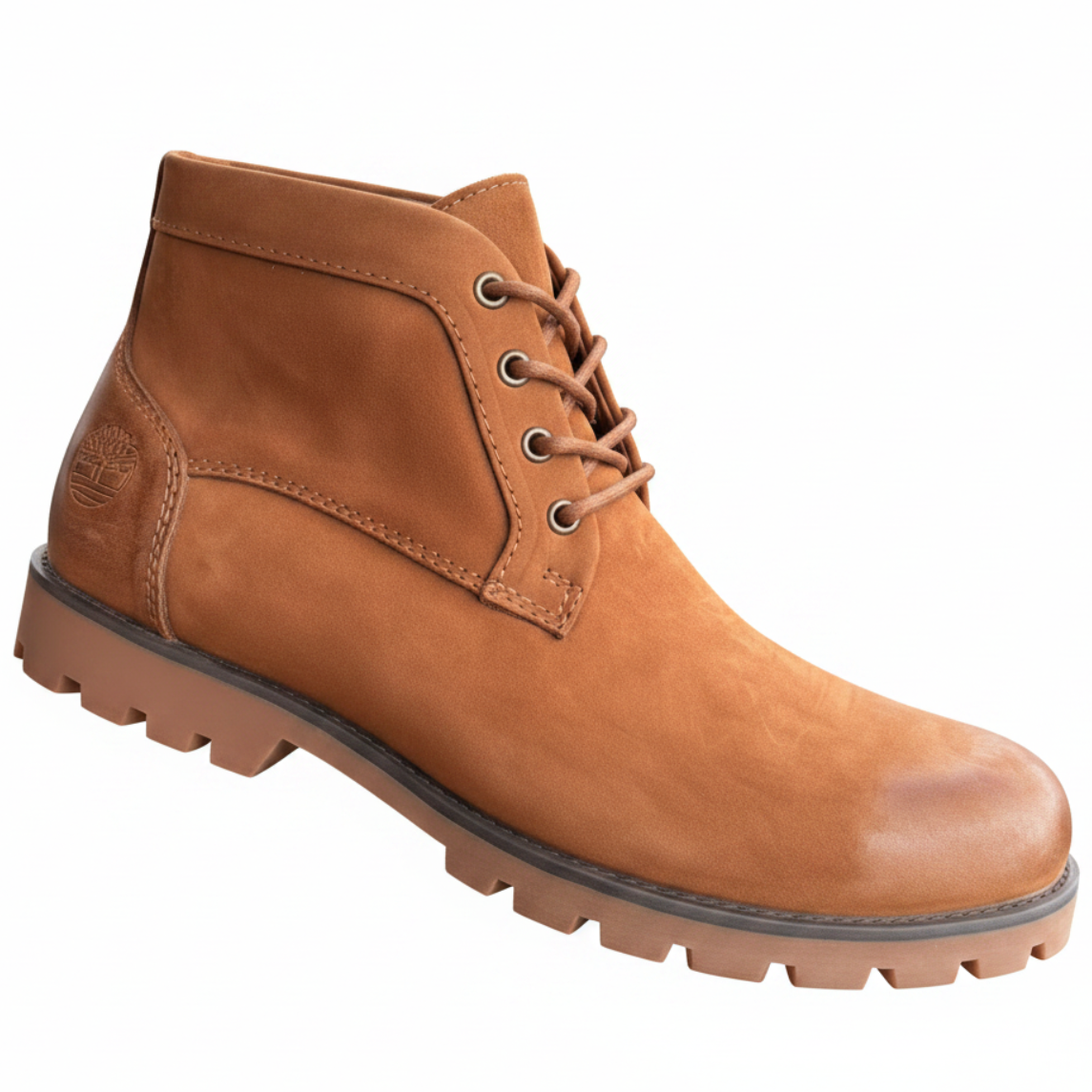 Men's Rugged Outdoor Heritage Lace-Up Utility Ankle Boots_KK