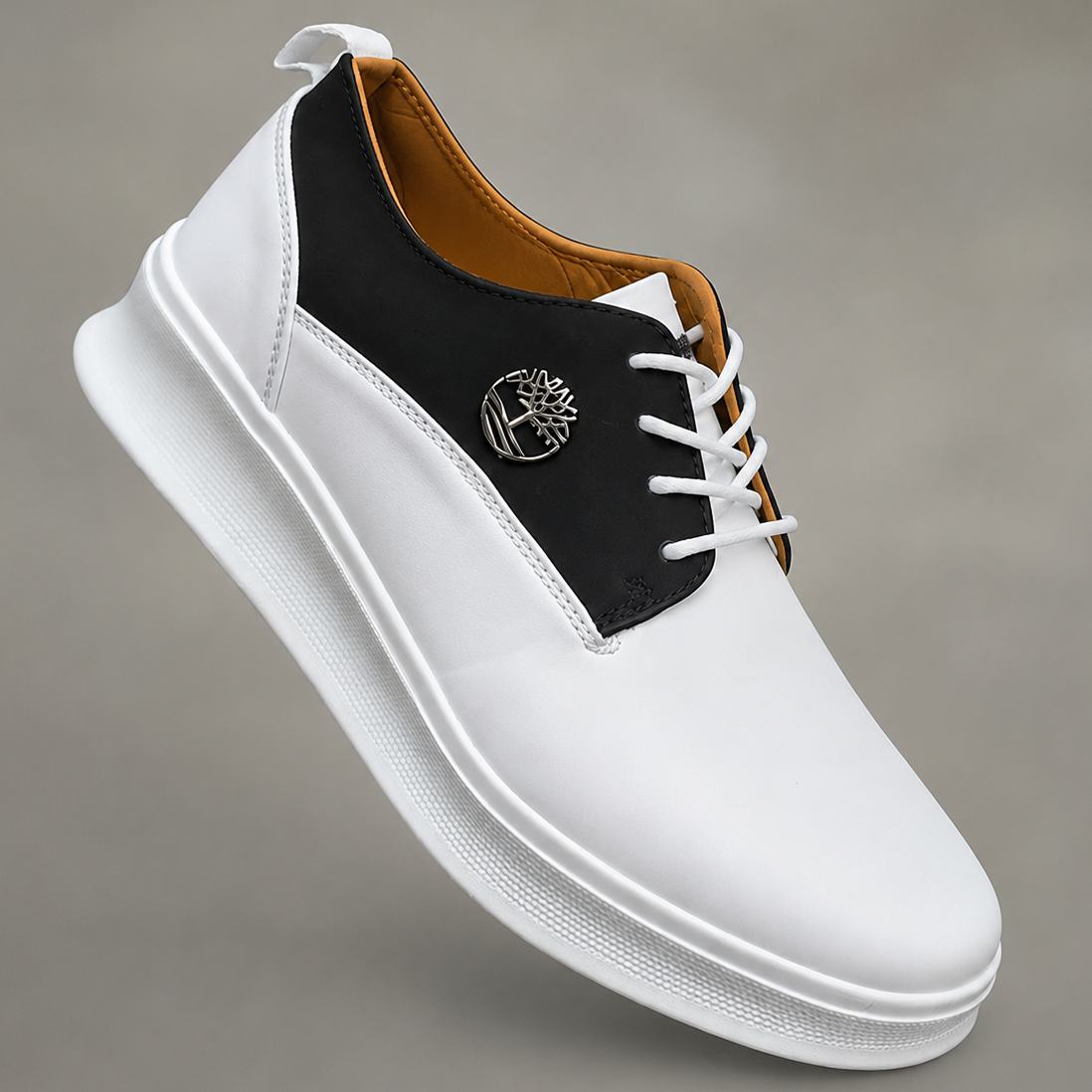 Two-Tone Casual Sneakers | Lightweight Everyday Fashion Shoes_ALK/BK