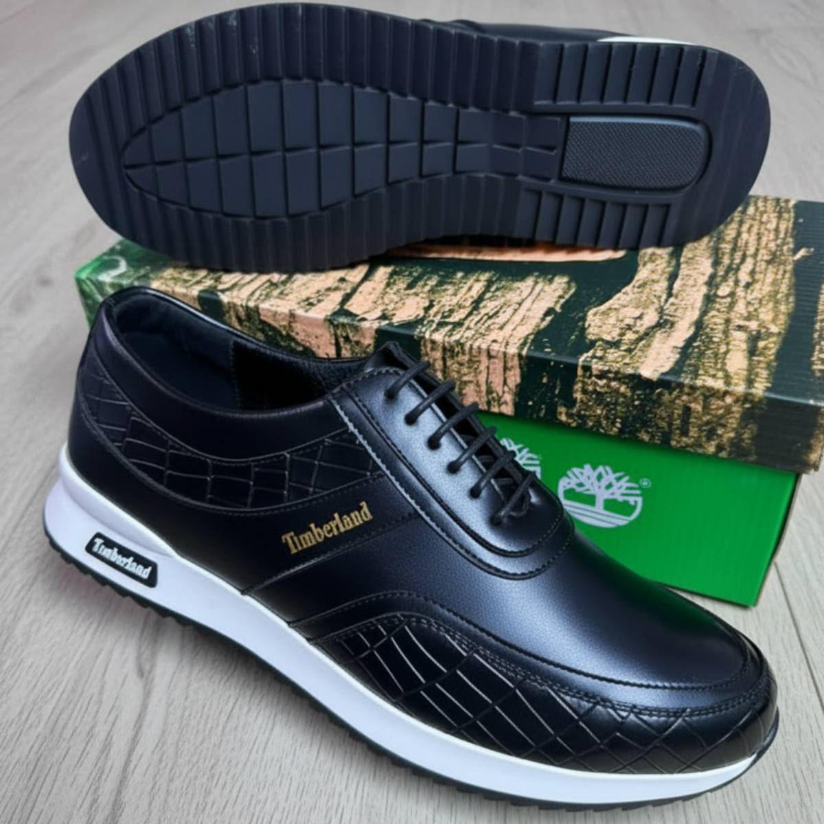 Men's Executive Premium Lace-Up Casual Shoes | Lightweight Smart Casual Footwear_BK