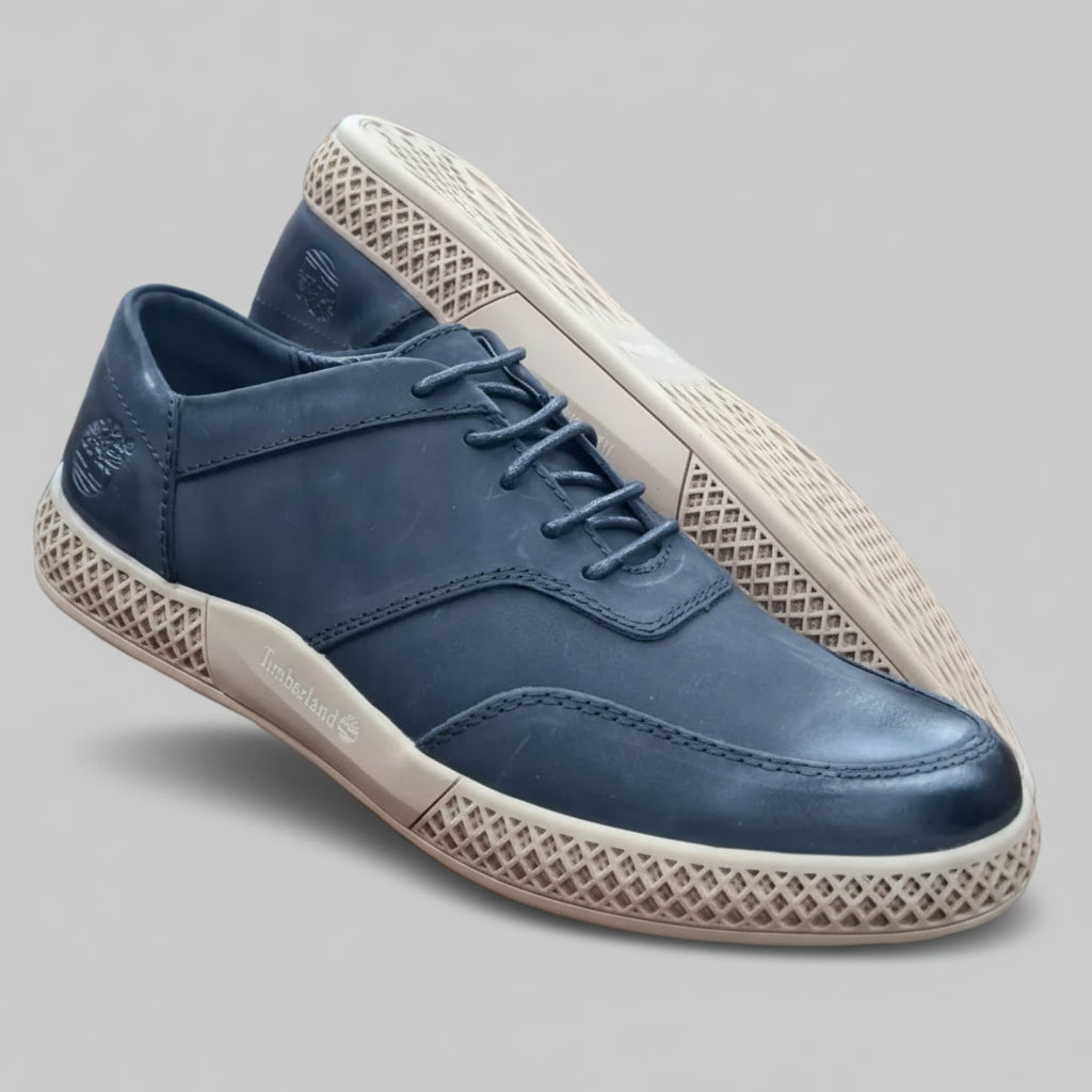 Men's Heritage Court Sneakers | Textured Casual Shoes with Lattice Sole_OC