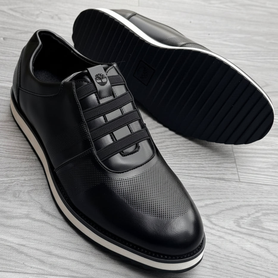 Horizon Elastic Slip-On Sneakers | Premium Smart Casual Everyday Shoes_SNT