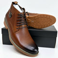 Imperial Pebbled Leather Chukka Boots | Premium Executive Ankle Boots_GG