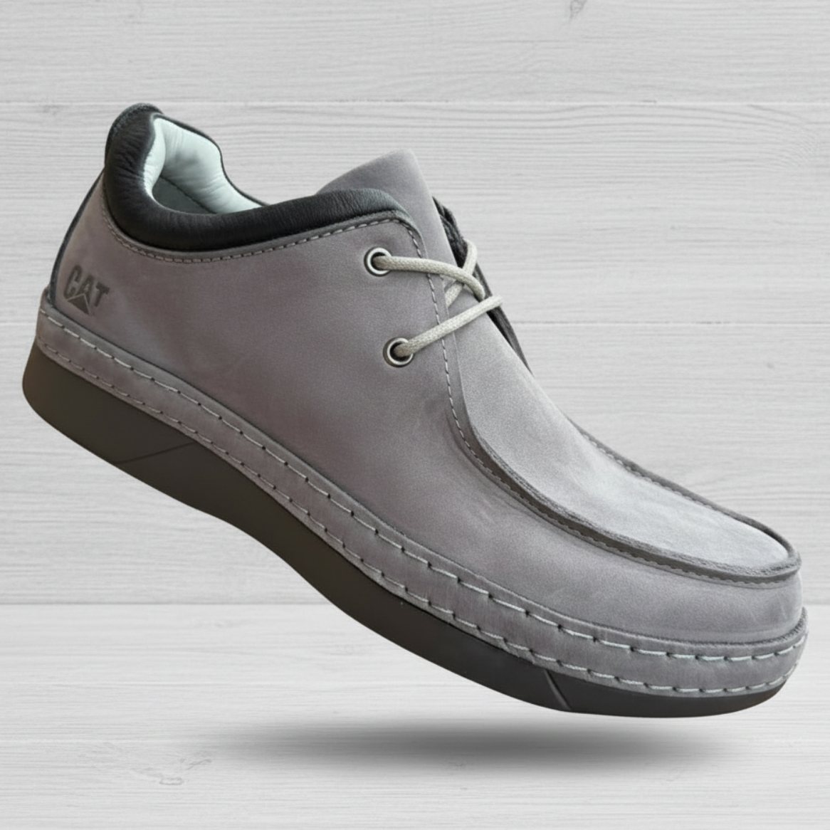 Men's Lightweight Moc Toe Casual Walking Shoes_KK