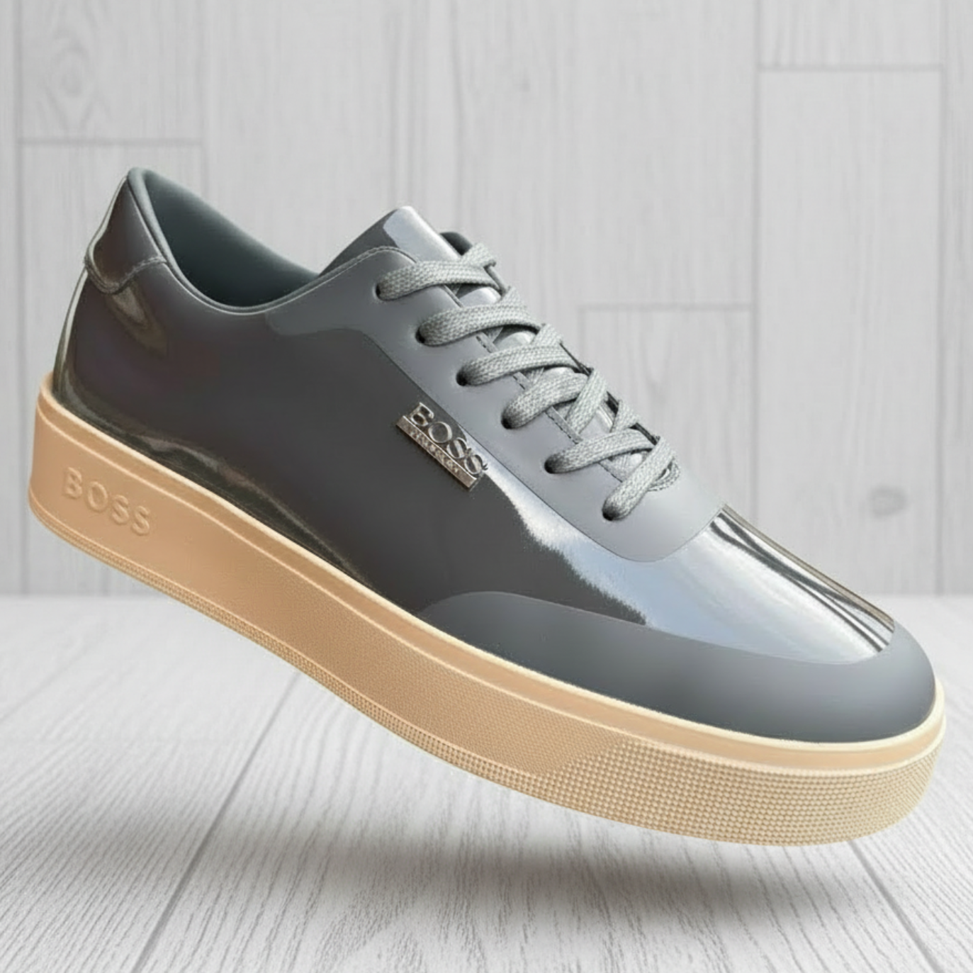 Premium Patent Platform Lifestyle Sneakers_KK