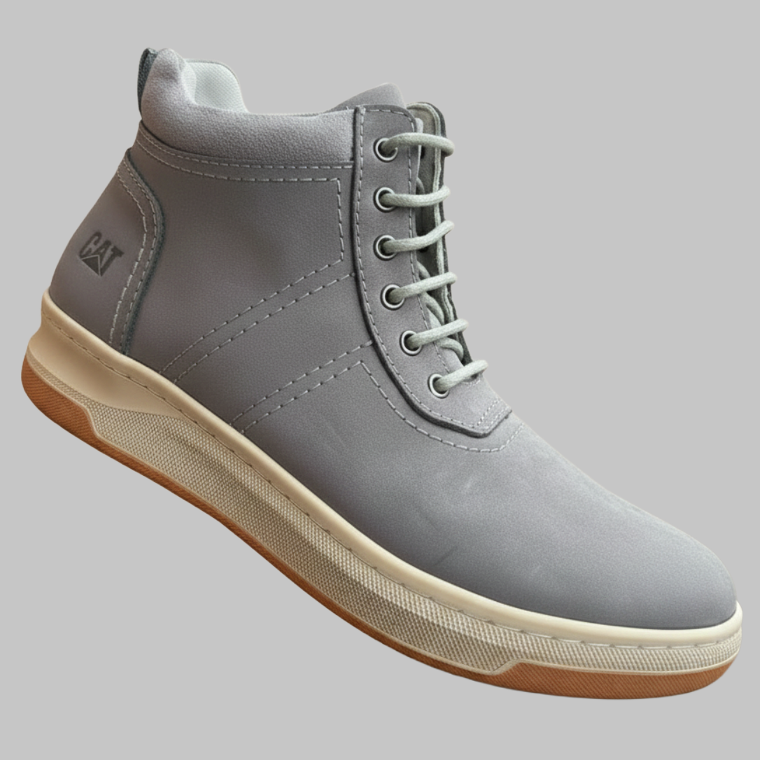 Men's Classic Mid-Top Soft Leather Casual Boot _KK