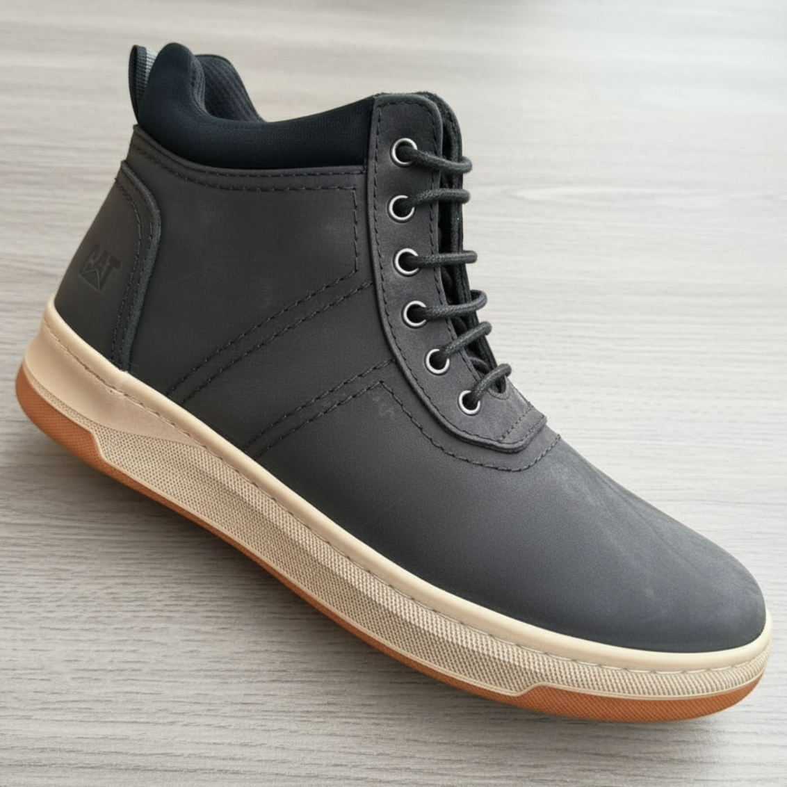 Men's Classic Mid-Top Soft Leather Casual Boot _KK
