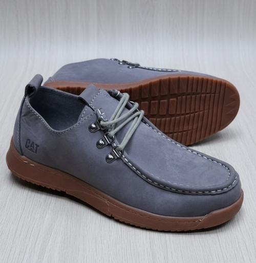 Classic Leather Moc Toe Casual Shoes – Lightweight Everyday Comfort Loafers_OC/KK