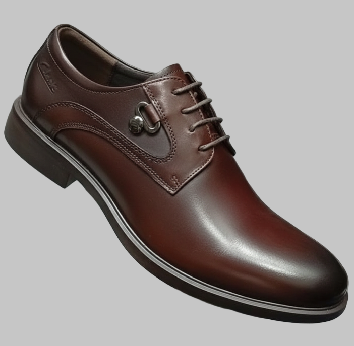 Premium Brown Derby Dress Shoes – Executive Formal Office Shoes_Gs