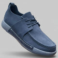 Men's Casual Moc-Toe Lace-Up Shoes | Textured Smart-Casual Everyday Footwear_OC