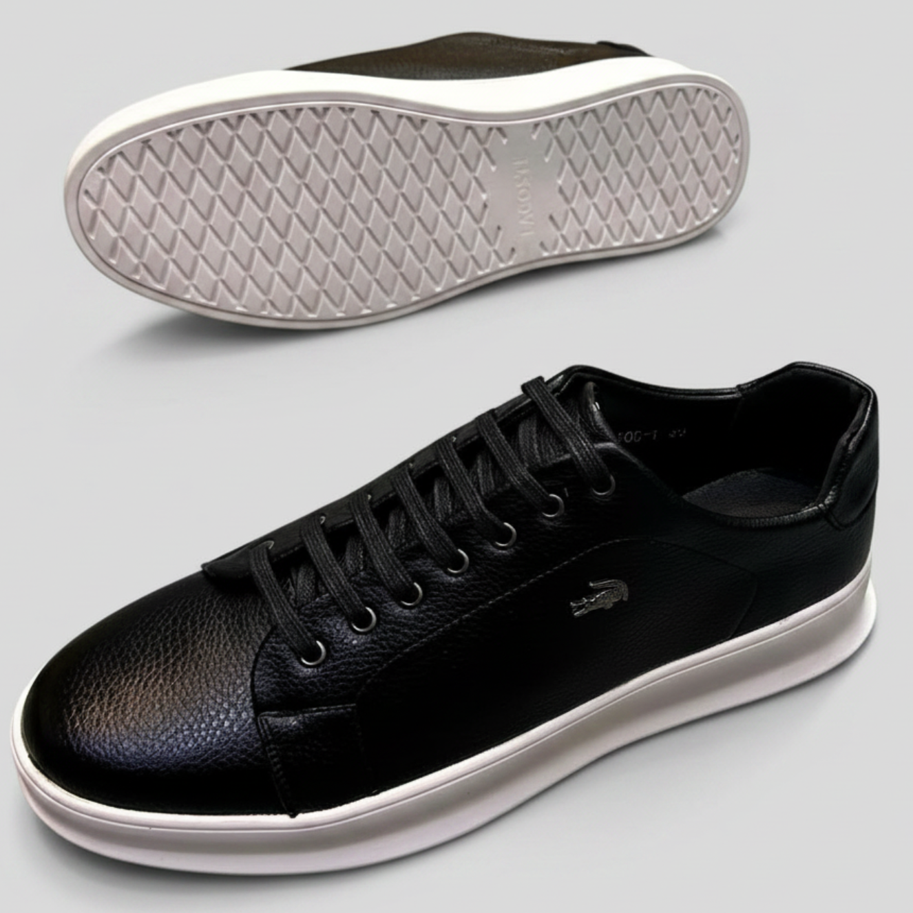 Premium Leather Lifestyle Sneakers – Lightweight Casual Walking Shoes_SNT