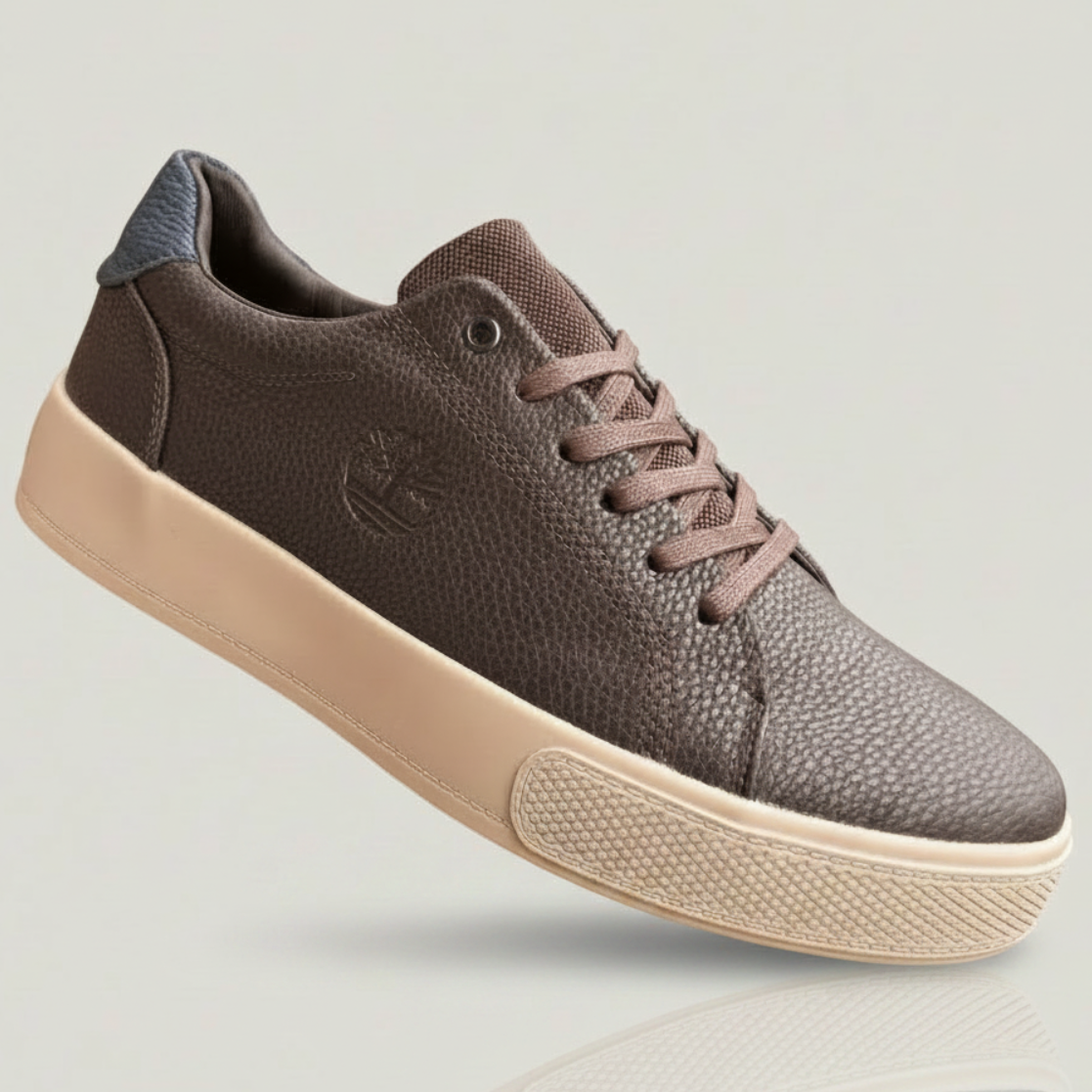Premium Leather Casual Sneakers – Lightweight Everyday Lifestyle Shoes_KK
