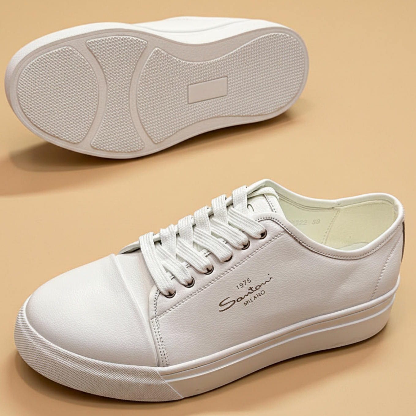 Premium Leather Lifestyle Sneakers – Lightweight Casual Walking Shoes_SNT
