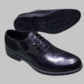 Midnight Oxford Dress Shoes – Executive Perforated Cap Toe Formal Shoes_Gs