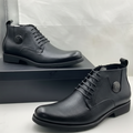 Monarch Pebbled Dress Boots | Premium Executive Lace-Up Boots