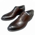 Premium Plain Toe Derby Dress Shoes – Luxury Brown Formal Leather Shoes_Gs