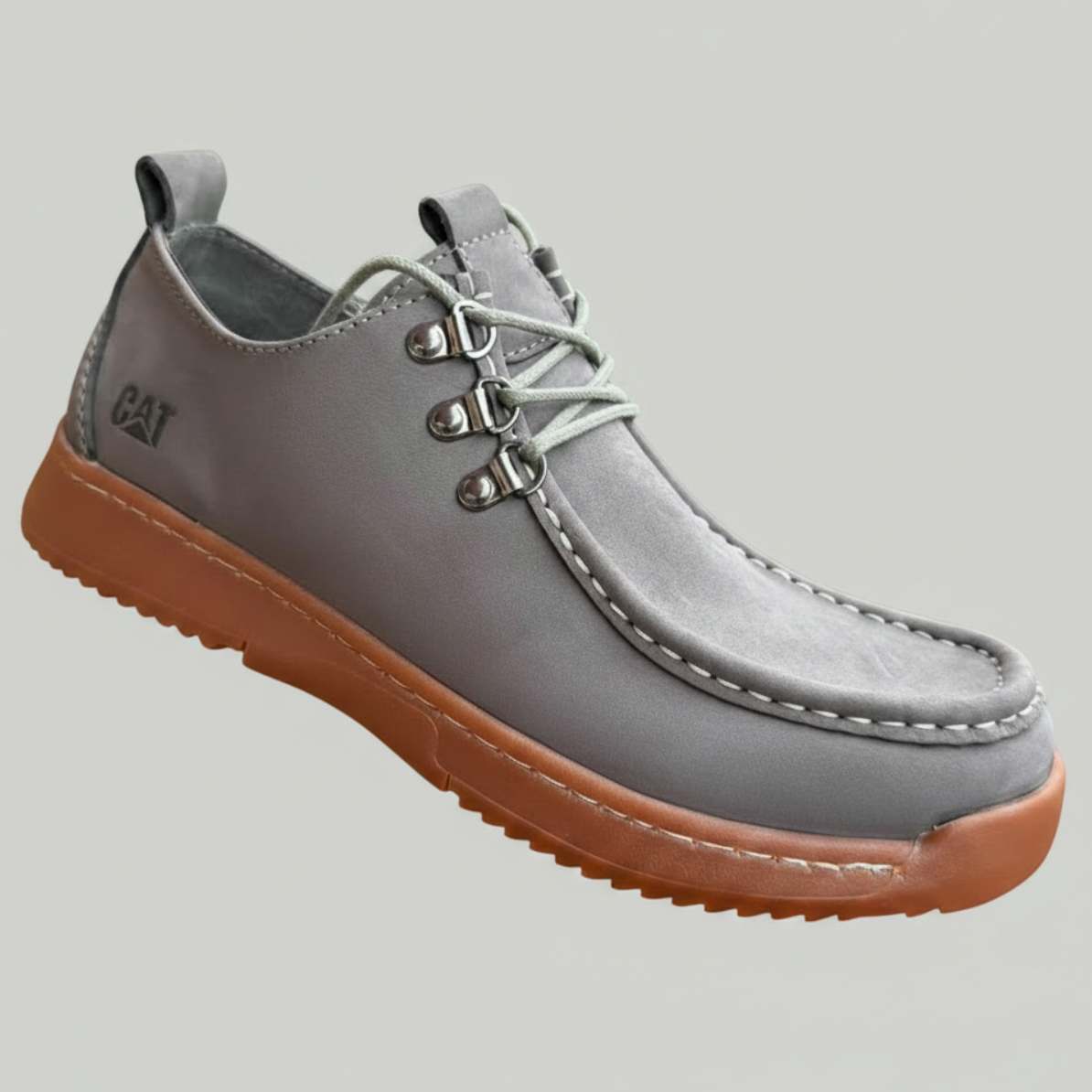 Men's Premium Moc Toe Casual Outdoor Shoes_KK