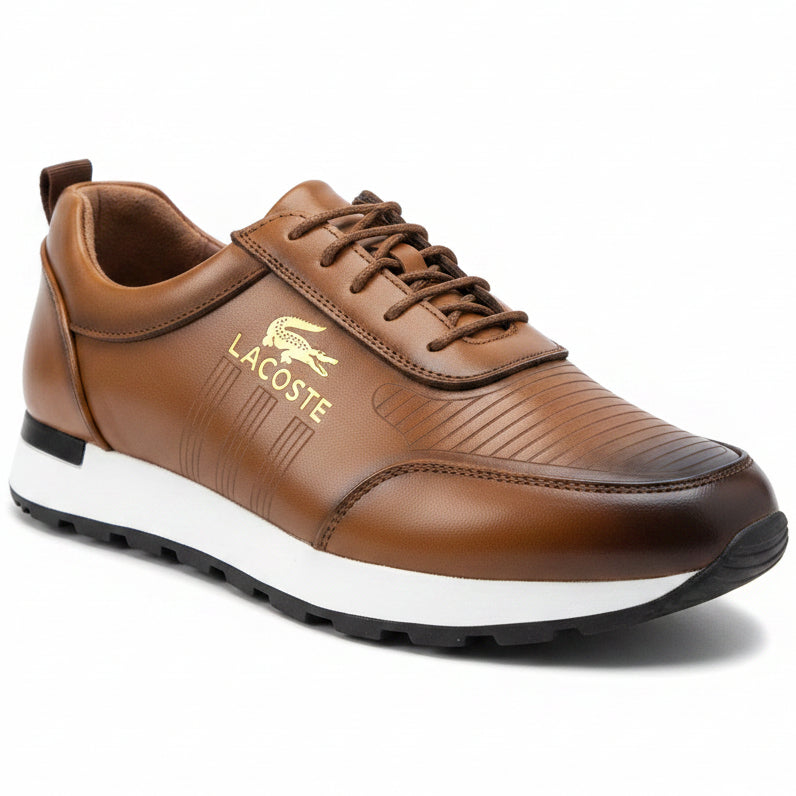 Executive Prestige Collection | Men's Premium Leather Smart Casual Sneakers_BK