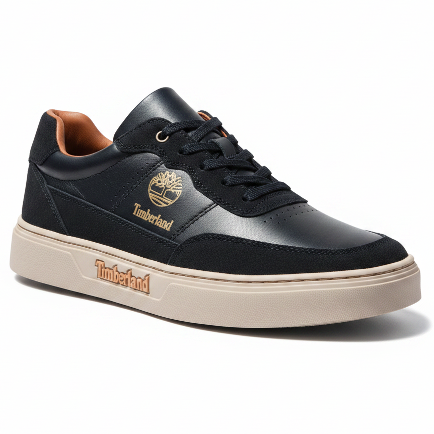 Men's Premium Urban Casual Sneakers | Lightweight Smart Casual Lace-Up Shoes_BK