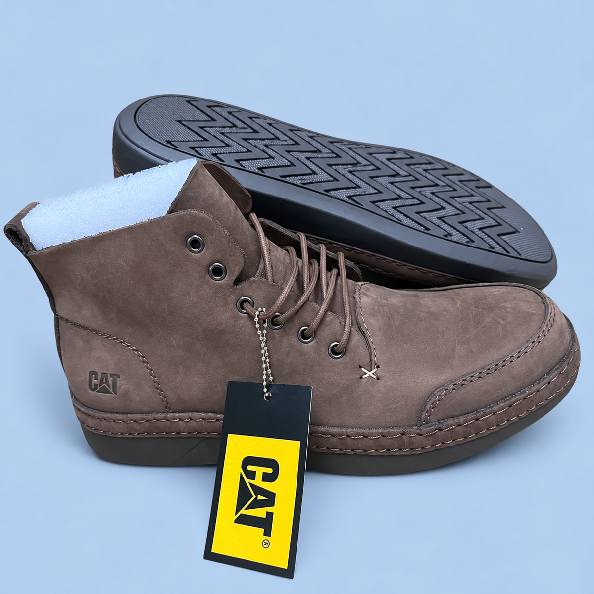 Men's Chukka Boots | Rugged Lace-Up Ankle Boots with Lug Sole_OC