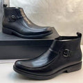 Regent Monk Strap Dress Boots | Premium Executive Ankle Boots_GG