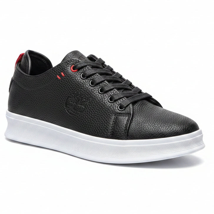 Men's Refined Court Sneakers – Modern Low-Top Footwear for Smart Casual & Everyday Style