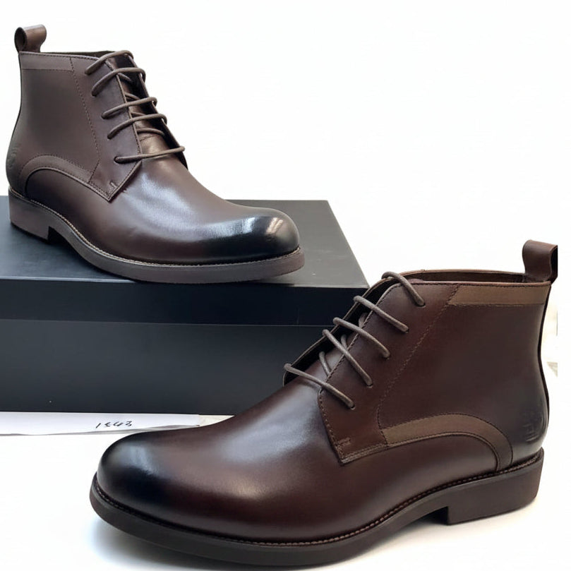 Sovereign Classic Leather Dress Boots | Premium Executive Lace-Up Boots_GG