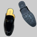 Men's Signature Luxe Mules – Polished Slip-On Elegance with a Distinctive Modern Edge