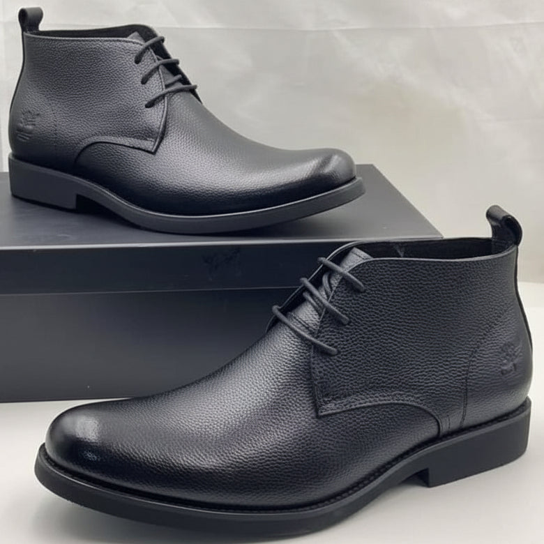 Sovereign Smooth Leather Chukka Boots | Premium Executive Ankle Boots_GG