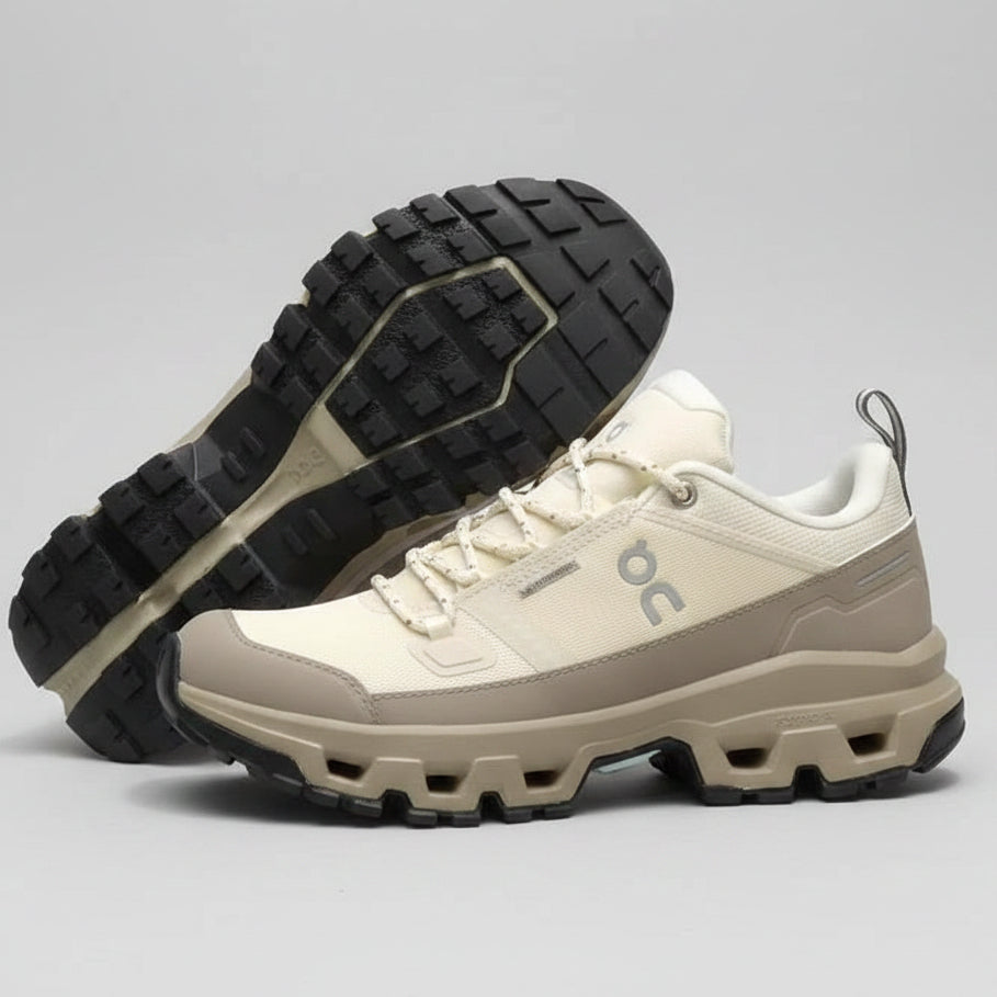 Trail-Inspired Walking Sneakers | Mesh Lace-Up Shoes with Deep Grip Sole_KB