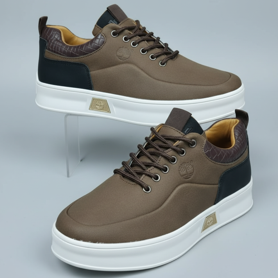 Timber Trail Luxe | Men's Premium Casual Platform Sneakers_SSV