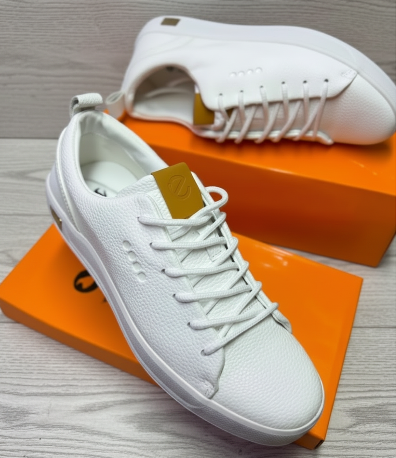 Men's Minimalist Premium Leather Casual Sneakers | Lightweight Smart Casual Shoes_BK