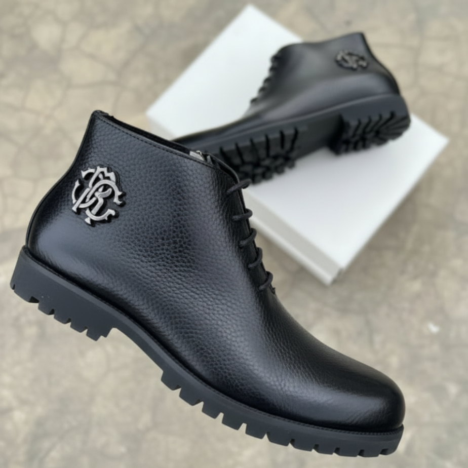 Sovereign Chelsea Leather Boots | Premium Slip-On Executive Boots_GG