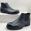 Summit Pebbled Leather Chelsea Boots | Premium Rugged Ankle Boots_GG