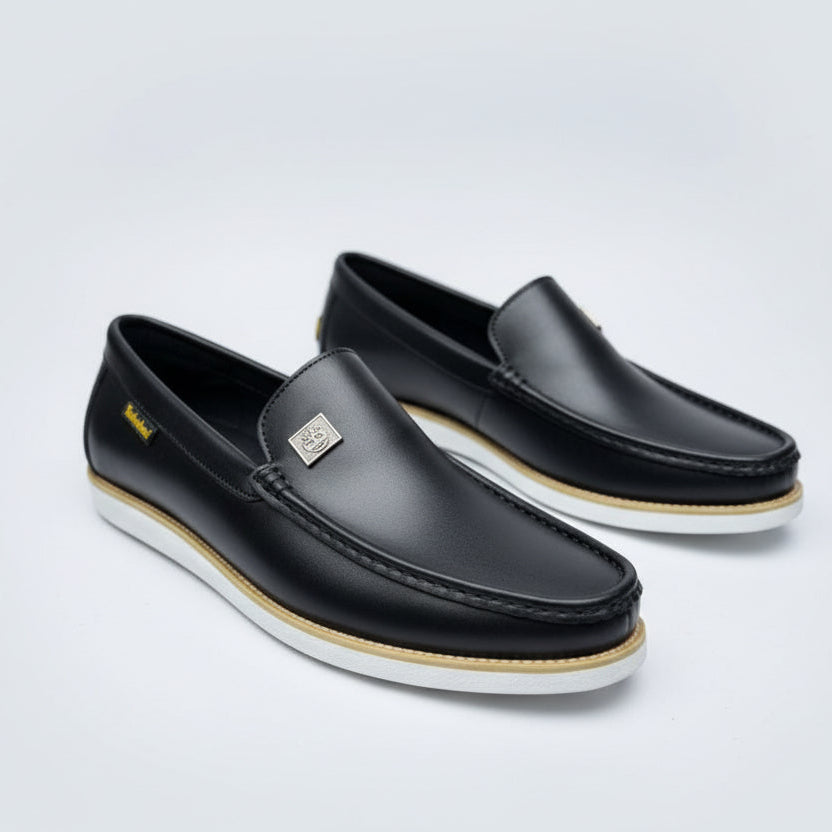Men’s Premium Leather Slip-On Loafers – Smart Casual Comfort Shoes | Classic Everyday Style