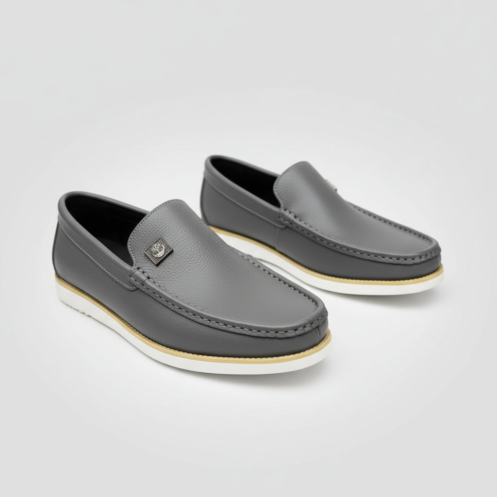 Men’s Premium Leather Slip-On Loafers – Smart Casual Comfort Shoes | Classic Everyday Style