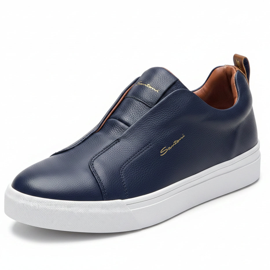 Men’s Premium Slip-On Casual Sneakers – Minimal Comfort Lifestyle Shoes
