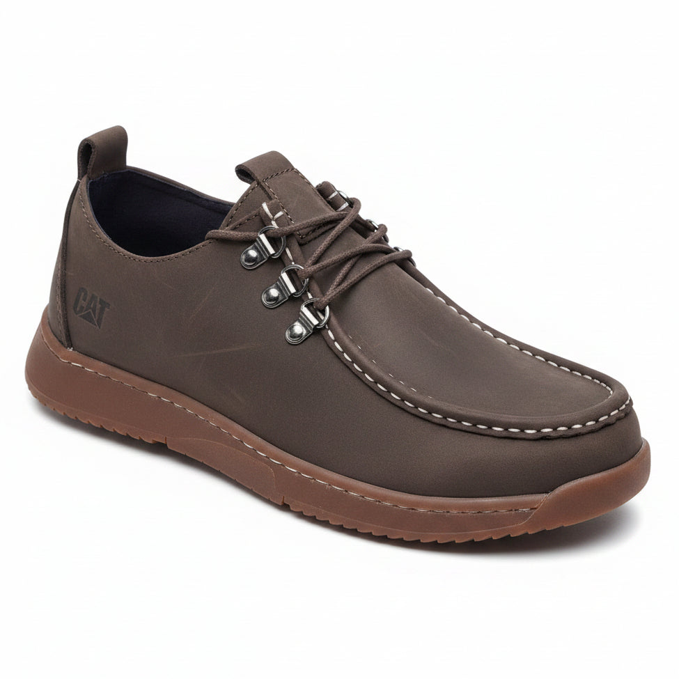 Casual Moc Toe Leather Shoes – Everyday Comfort & Style