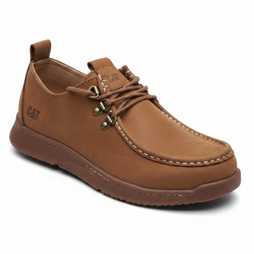 Casual Moc Toe Leather Shoes – Everyday Comfort & Style