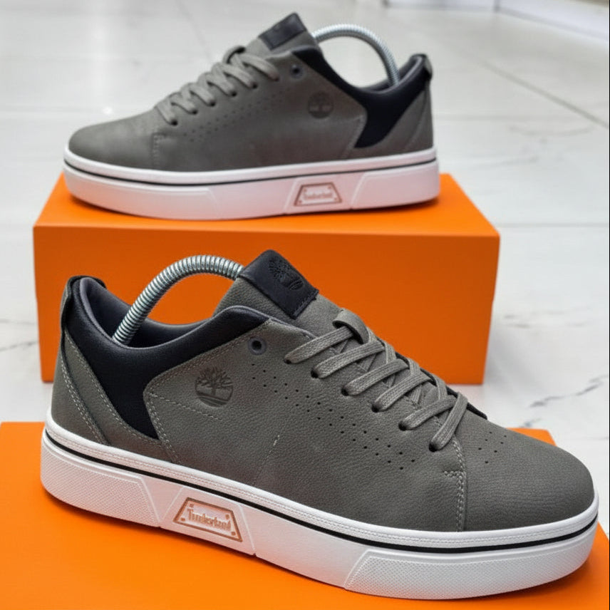 Men's Everyday Court Sneakers – Lightweight Low-Top Casual Shoes for Work, Travel & Off-Duty Style