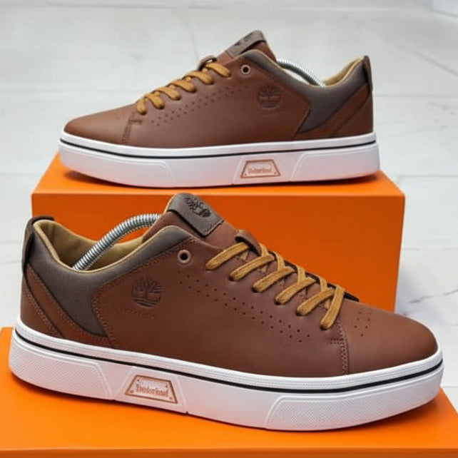Men's Everyday Court Sneakers – Lightweight Low-Top Casual Shoes for Work, Travel & Off-Duty Style