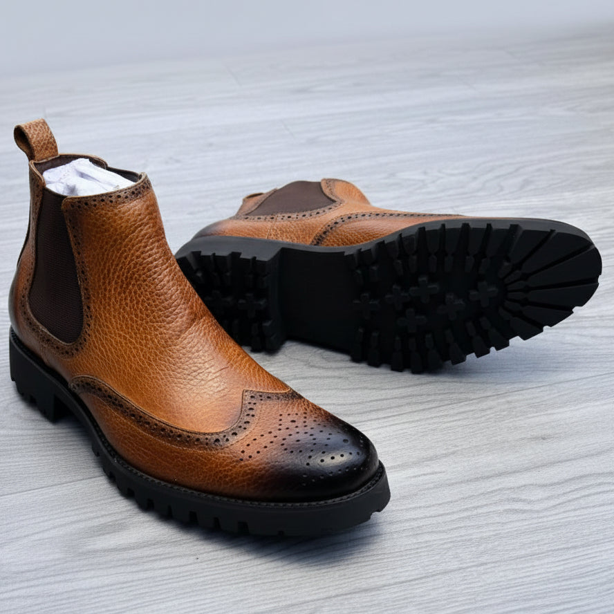 Men's Heritage Chelsea Combat Boots – Rugged Smart Casual Ankle Boots